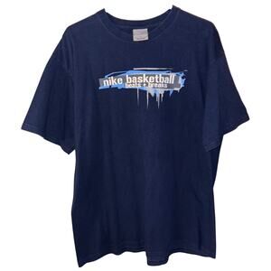 Y2K Nike Basketball beats and breaks double-sided image t-shirt (large)